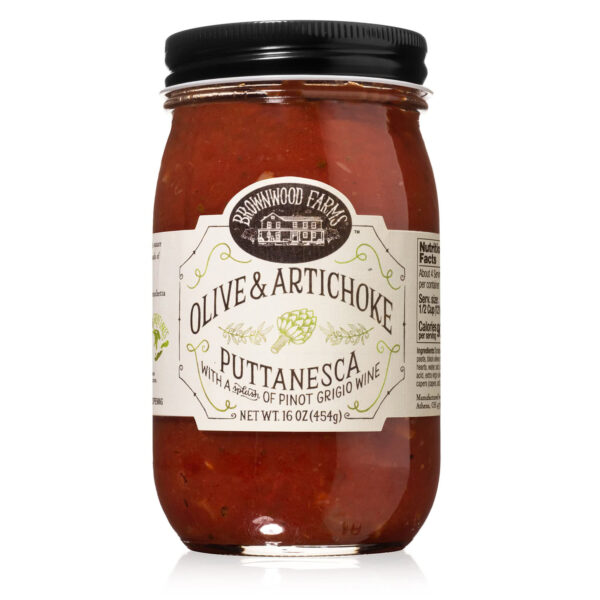Brownwood Farms Olive & Artichoke Pasta Sauce