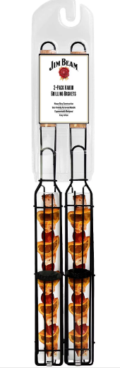Jim Beam 2 Pack Kabob Grilling Baskets
