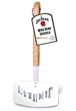 Jim Beam Extra Wide Head Fish Spatula with Wooden Handle