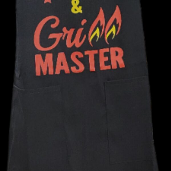 Aprons - World's Best Dad & Grill Master Yellow/red Lettering