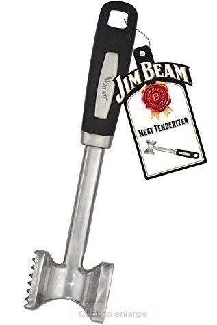 Jim Beam Stainless Steel Meat Tenderizer