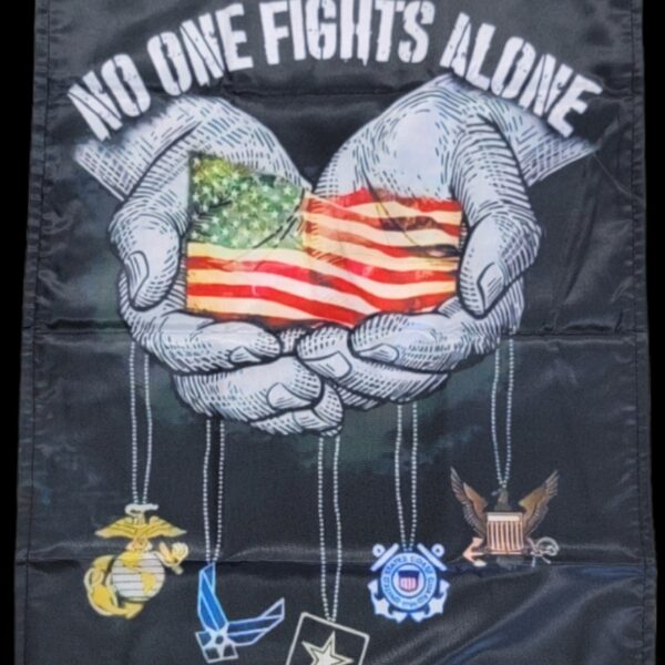Flags - No One Fights Alone Garden Flag