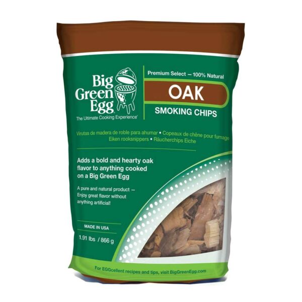 Big Green Egg Smoking Chips Oak